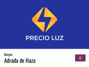 Precio luz hoy horas Adrada de Haza