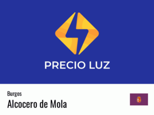 Precio luz hoy horas Alcocero de Mola