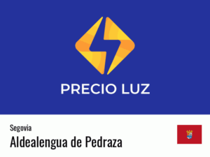Precio luz hoy horas Aldealengua de Pedraza