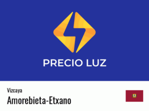 Precio luz hoy horas Amorebieta-Etxano