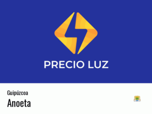 Precio luz hoy horas Anoeta