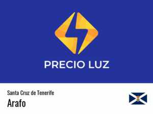 Precio luz hoy horas Arafo