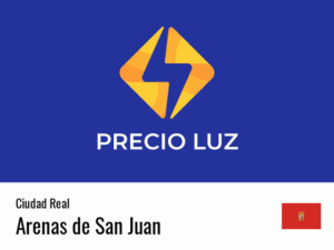 Precio luz hoy horas Arenas de San Juan