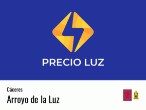Precio luz hoy horas Arroyo de la Luz