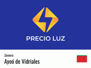 Precio luz hoy horas Ayoó de Vidriales
