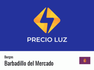 Precio luz hoy horas Barbadillo del Mercado