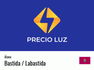 Precio luz hoy horas Bastida / Labastida