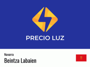 Precio luz hoy horas Beintza Labaien