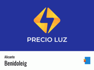Precio luz hoy horas Benidoleig