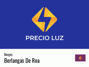 Precio luz hoy horas Berlangas De Roa