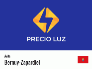 Precio luz hoy horas Bernuy-Zapardiel