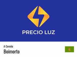 Precio luz hoy horas Boimorto