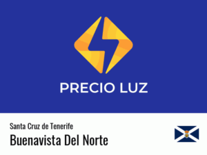 Precio luz hoy horas Buenavista Del Norte
