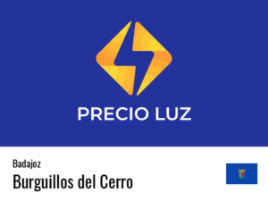 Precio luz hoy horas Burguillos del Cerro