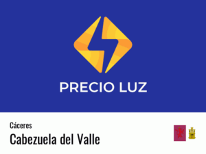 Precio luz hoy horas Cabezuela del Valle