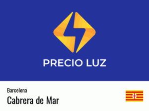 Precio luz hoy horas Cabrera de Mar