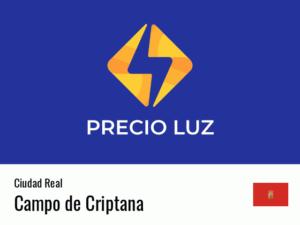Precio luz hoy horas Campo de Criptana