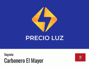Precio luz hoy horas Carbonero El Mayor