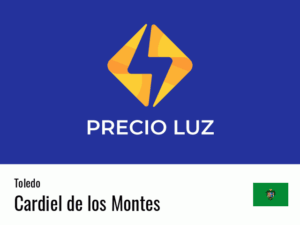 Precio luz hoy horas Cardiel de los Montes