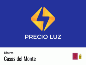Precio luz hoy horas Casas del Monte