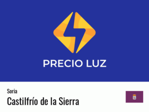 Precio luz hoy horas Castilfrío de la Sierra