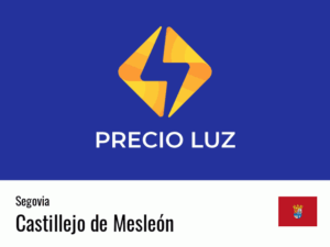 Precio luz hoy horas Castillejo de Mesleón