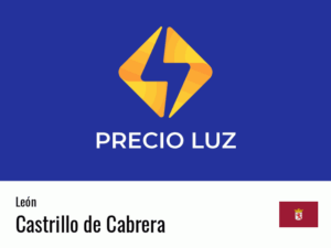 Precio luz hoy horas Castrillo de Cabrera