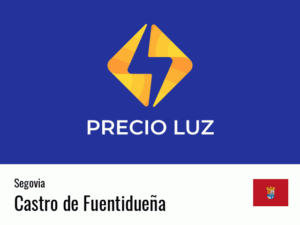 Precio luz hoy horas Castro de Fuentidueña