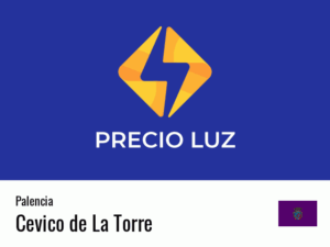 Precio luz hoy horas Cevico de La Torre