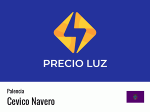 Precio luz hoy horas Cevico Navero
