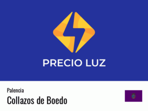 Precio luz hoy horas Collazos de Boedo