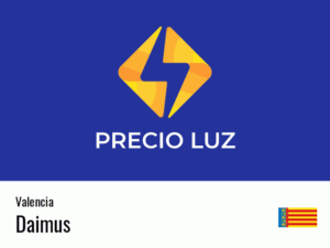 Precio luz hoy horas Daimus