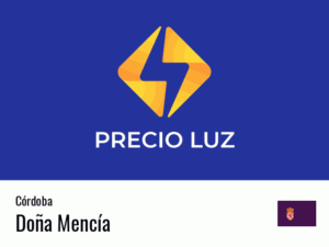 Precio luz hoy horas Doña Mencía