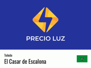 Precio luz hoy horas El Casar de Escalona