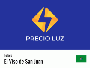 Precio luz hoy horas El Viso de San Juan