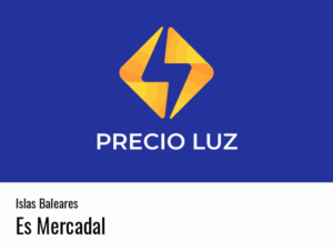 Precio luz hoy horas Es Mercadal