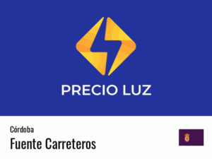 Precio luz hoy horas Fuente Carreteros
