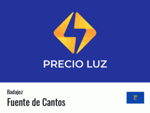 Precio luz hoy horas Fuente de Cantos