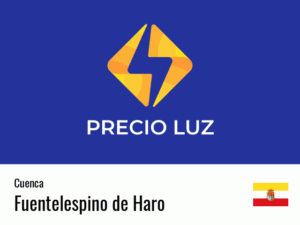 Precio luz hoy horas Fuentelespino de Haro