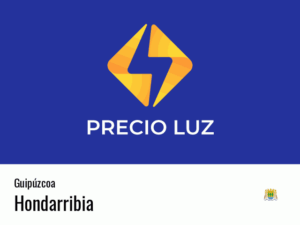 Precio luz hoy horas Hondarribia
