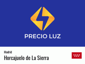 Precio luz hoy horas Horcajuelo de La Sierra