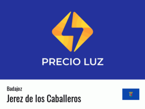Precio luz hoy horas Jerez de los Caballeros
