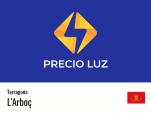 Precio luz hoy horas L'Arboç