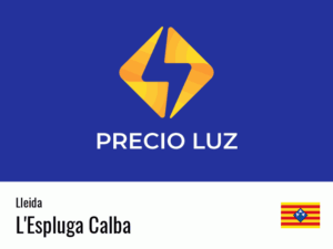 Precio luz hoy horas L'Espluga Calba