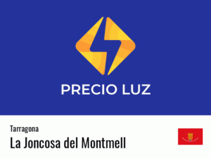 Precio luz hoy horas La Joncosa del Montmell