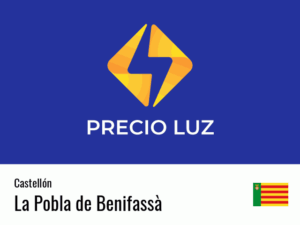 Precio luz hoy horas La Pobla de Benifassà