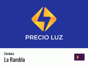 Precio luz hoy horas La Rambla