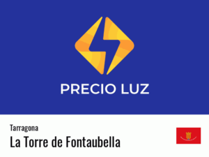 Precio luz hoy horas La Torre de Fontaubella