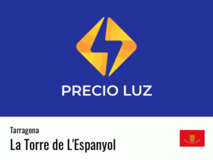 Precio luz hoy horas La Torre de L'Espanyol