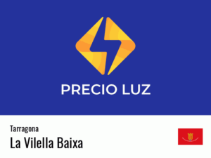 Precio luz hoy horas La Vilella Baixa